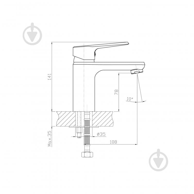 Смеситель для умывальника Koller Pool ED0200 - фото 5 Смеситель для умывальника Koller Pool ED0200 - фото 5