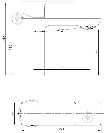 Смеситель для умывальника Koller Pool Neon NN0200 - фото 2