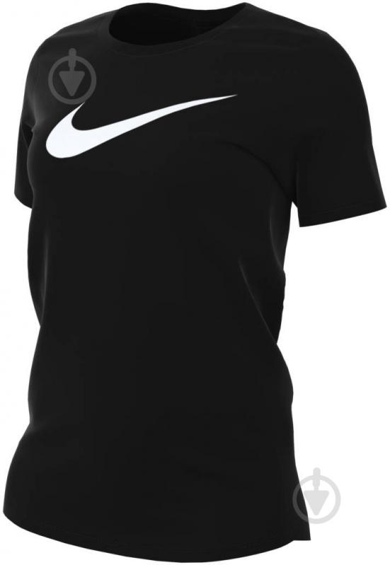 Футболка Nike W NK DF TEE SWOOSH FD2884-010 р.M черный - фото 5