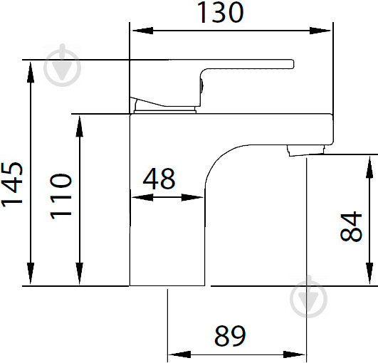 Змішувач для умивальника Koller Pool Neon Round Arc RA 0200 - фото 2