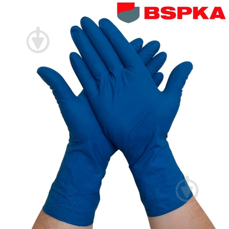 Перчатки медицинские BSPKA латексные High Risk р.L 50 шт./уп. - фото 3