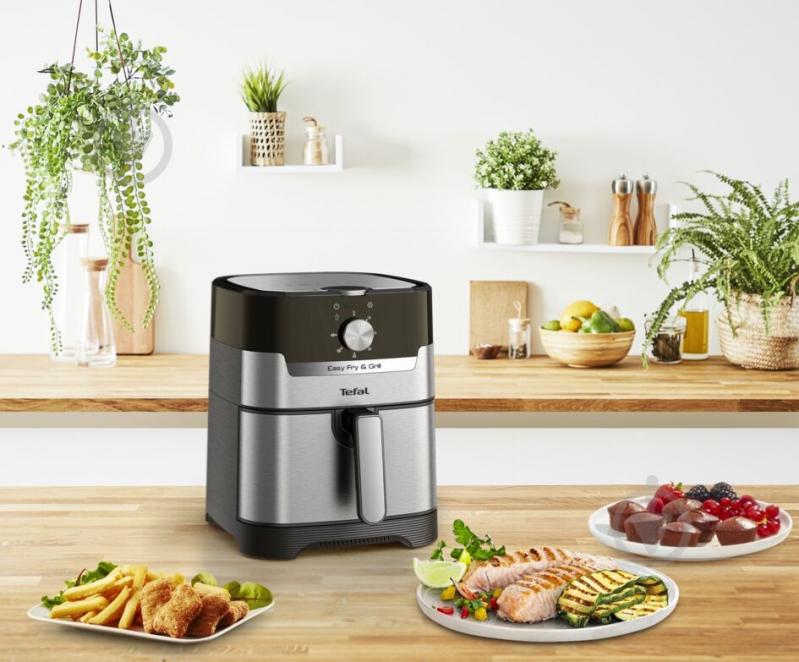 Мультипечь Tefal Air Fry&Grill EY501D15 - фото 16 Мультипечь Tefal Air Fry&Grill EY501D15 - фото 16