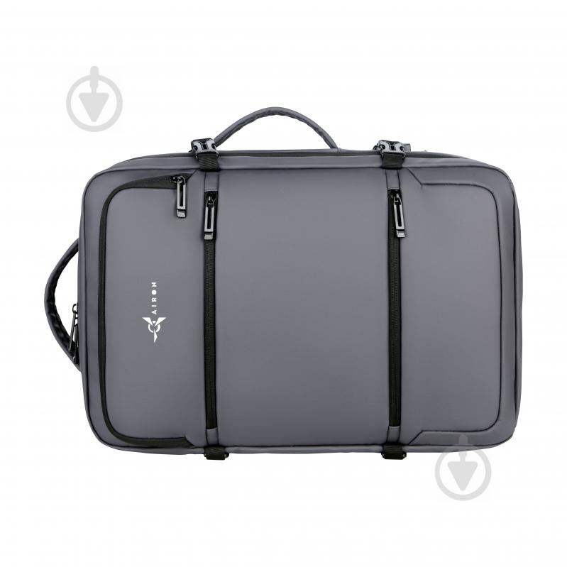 Рюкзак для ноутбука AIRON 16-17" grey (4822356710652) Power Plus - фото 6