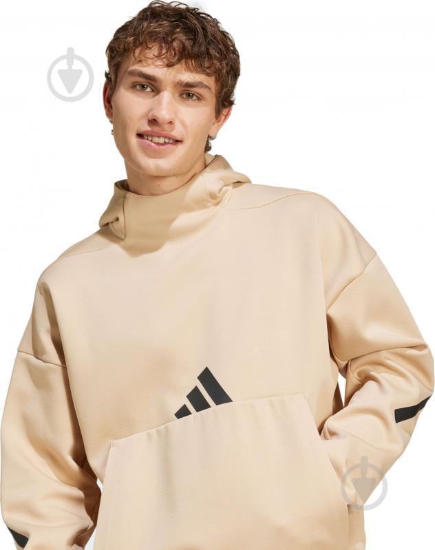 Джемпер Adidas M Z.N.E. HD JJ4894 р.S бежевый - фото 3