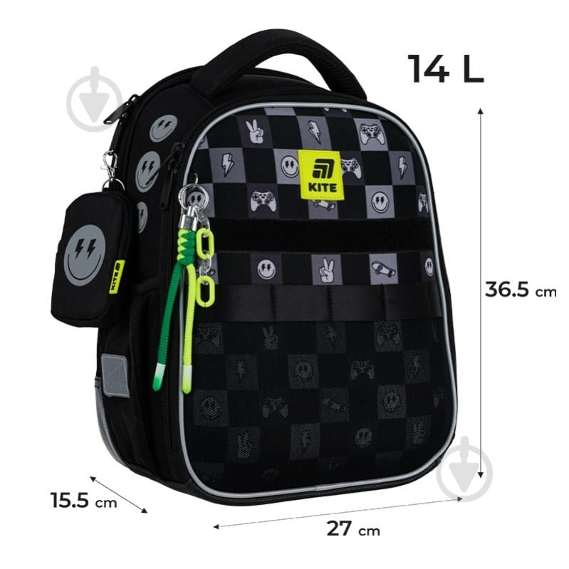 Рюкзак каркасный KITE Education Game On K25-555S-5 - фото 2