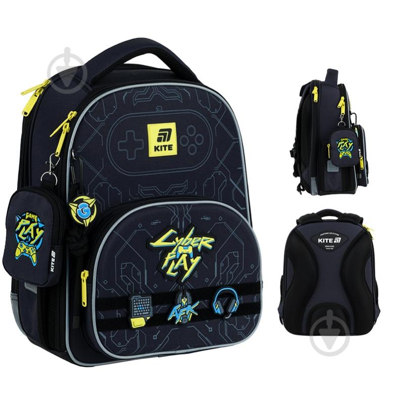 Рюкзак каркасный KITE Education Cyber K25-556M-2 - фото 3