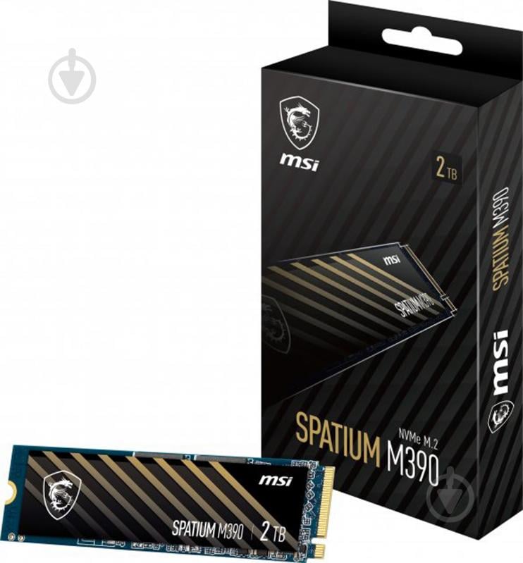 SSD-накопитель MSI Spatium M390 2000GB M.2 PCI Express 3.0 NAND TLC (S78-440Q350-P83) - фото 6