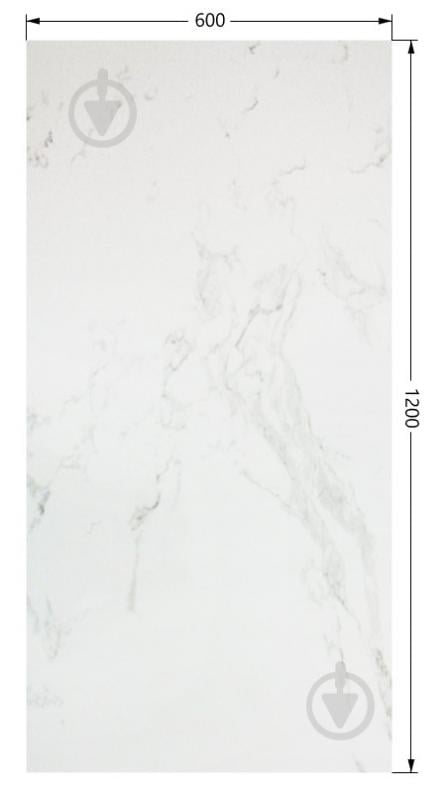 Плитка Атем Praia Carrara Polished S 60x120 см - фото 2