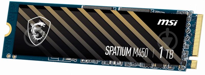 SSD-накопичувач MSI Spatium M450 1000GB M.2 PCI Express 4.0 x4 3D TLC (S78-440L690-P83) - фото 2