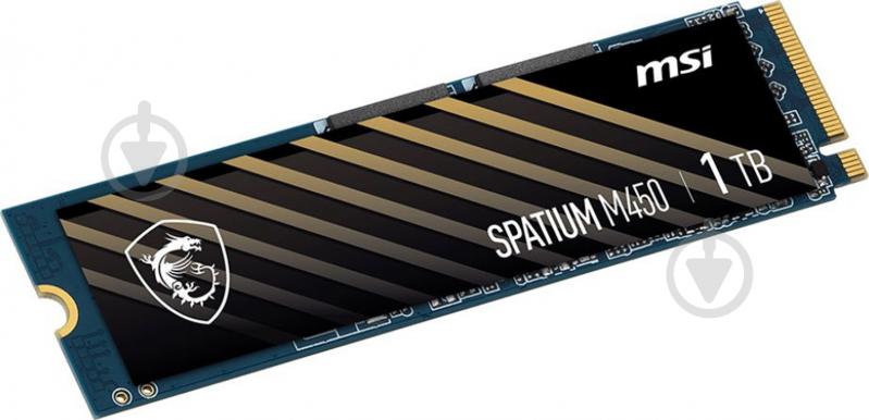 SSD-накопитель MSI Spatium M450 500GB M.2 PCI Express 4.0 x4 3D TLC (S78-440K090-P83) - фото 3