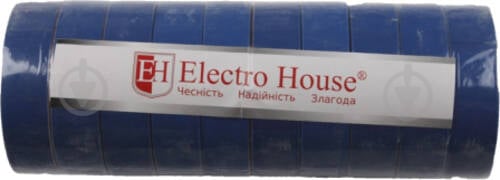 Изолента ElectroHouse синяя 17 м ПВХ EH-AHT-1811 - фото 1