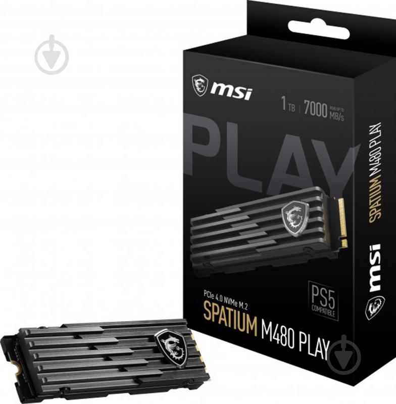 SSD-накопитель MSI Spatium M480 1000GB M.2 PCI Express 4.0 x4 3D TLC NAND (S78-440L680-P83) - фото 7