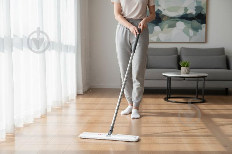 Набор для уборки для пола OBERY SuperClean 2в1 ведро 7,5 л + швабра 130 см 33 см - фото 3 Набор для уборки для пола OBERY SuperClean 2в1 ведро 7,5 л + швабра 130 см 33 см - фото 3