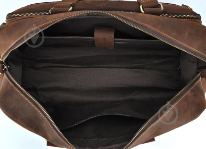 Сумка мужская Tiding Bag T0018 коричневый - фото 4