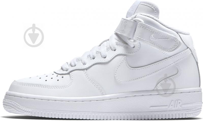 Кроссовки для мальчиков Nike AIR FORCE 1 MID (GS) 314195-113 р.36 белые - фото 5