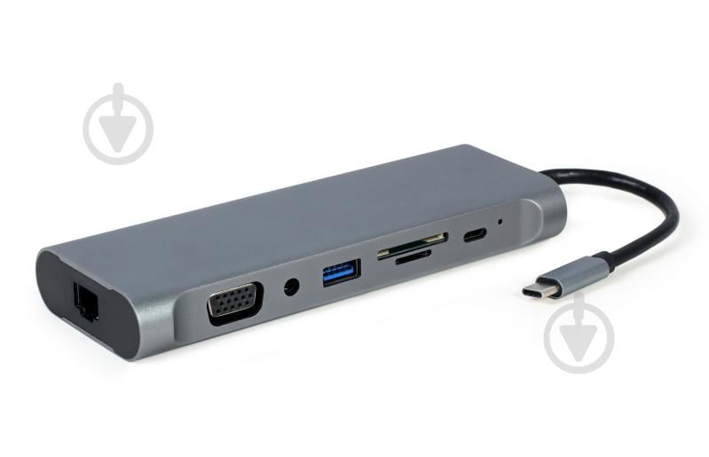 Док-станция Cablexpert A-CM-COMBO8-01 USB-C 8-в-1 - фото 1