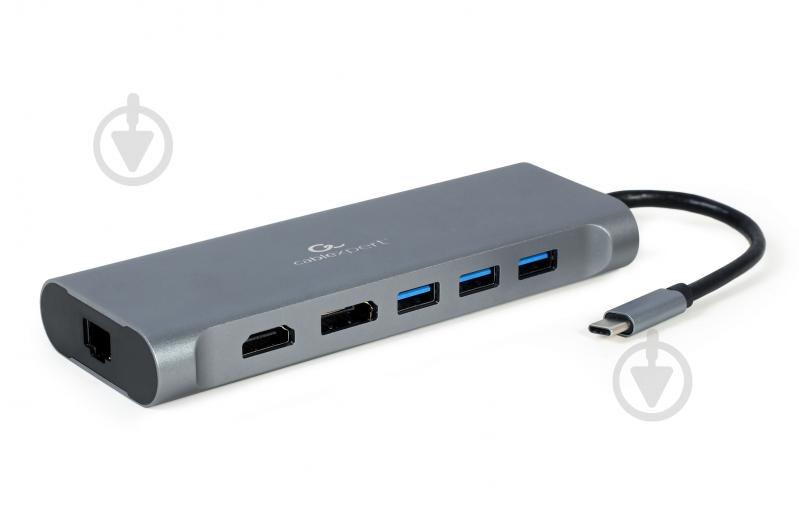 Док-станция Cablexpert A-CM-COMBO8-01 USB-C 8-в-1 - фото 2