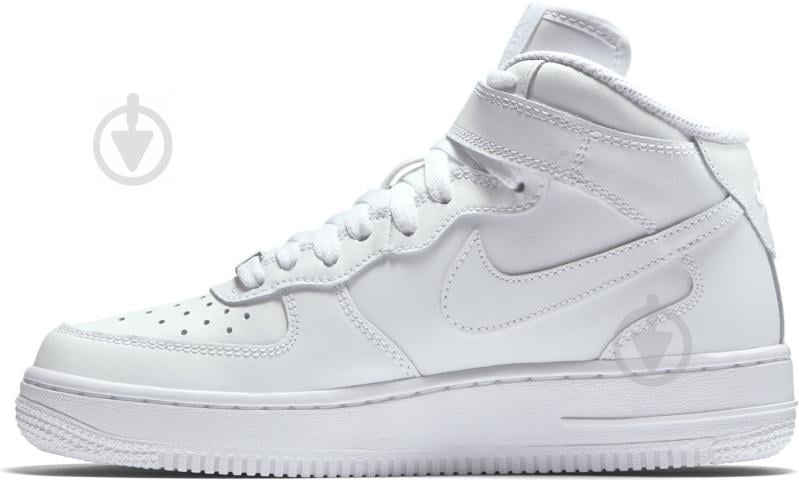 Кроссовки для мальчиков Nike AIR FORCE 1 MID (GS) 314195-113 р.38 белые - фото 6