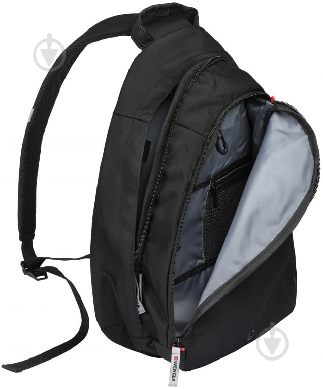 Рюкзак-слинг Wenger Compass Large 13" black 604427 - фото 10 Рюкзак-слинг Wenger Compass Large 13" black 604427 - фото 10
