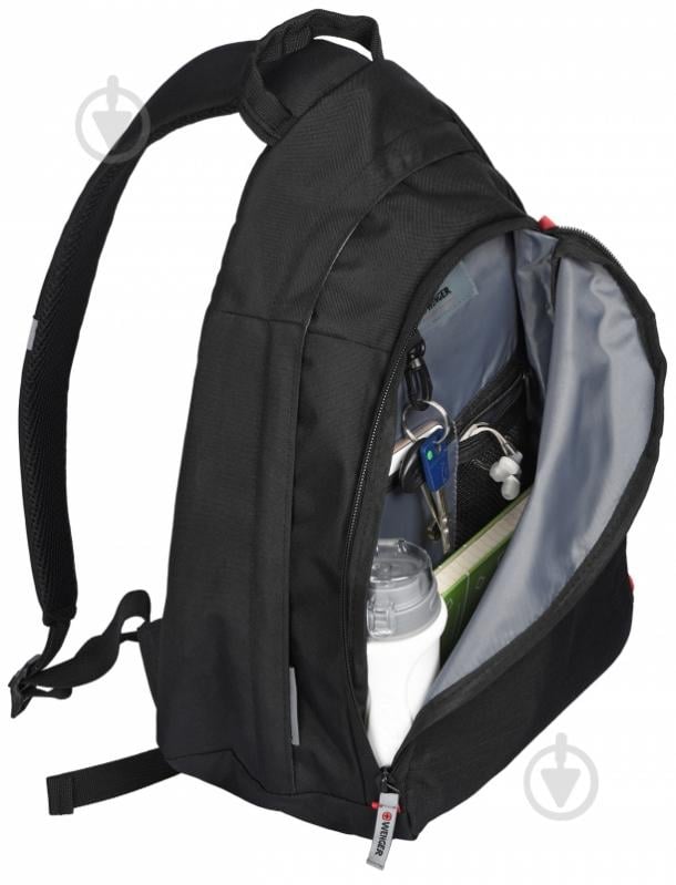 Рюкзак-слинг Wenger Compass Large 13" black 604427 - фото 9 Рюкзак-слинг Wenger Compass Large 13" black 604427 - фото 9