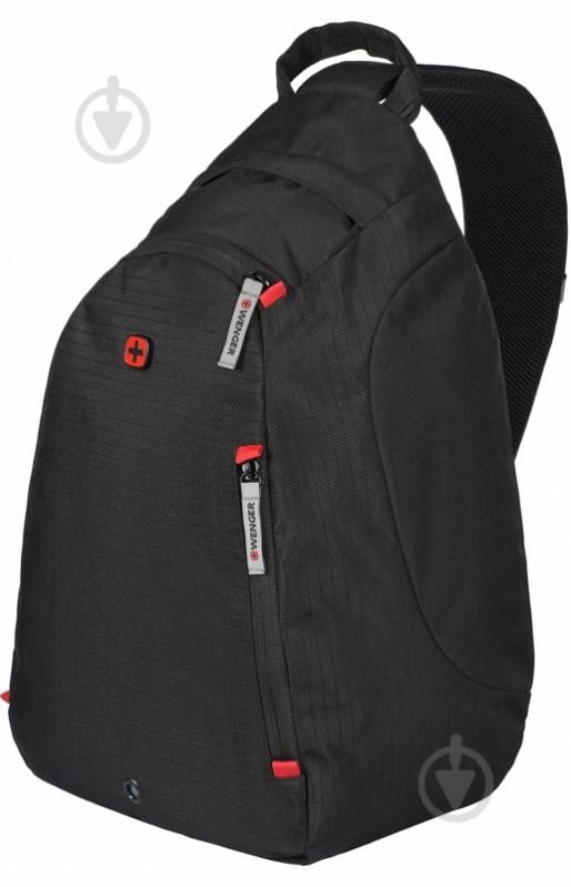 Рюкзак-слинг Wenger Compass Large 13" black 604427 - фото 2 Рюкзак-слинг Wenger Compass Large 13" black 604427 - фото 2