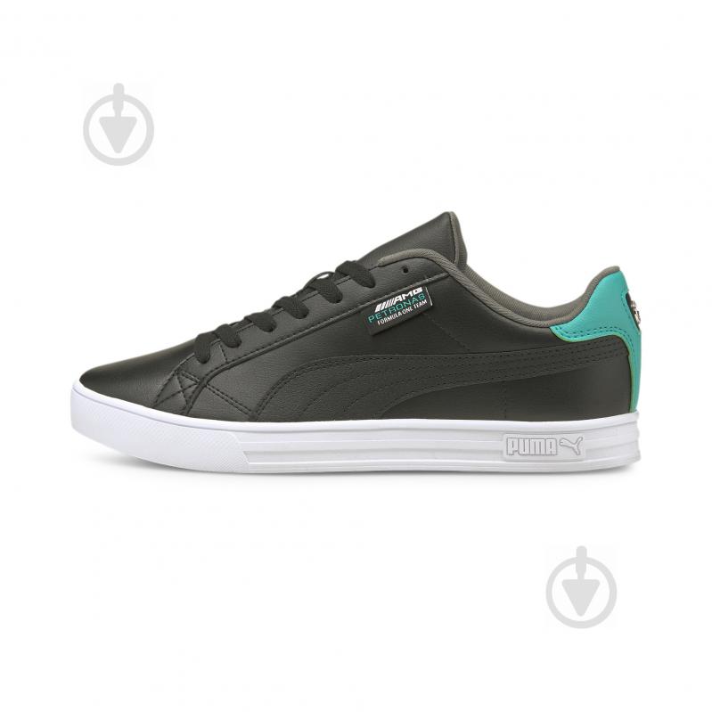 Кросівки чоловічі Puma MAPF1 Smash Vulc V3 LO 30684702 р.41 чорні - фото 1