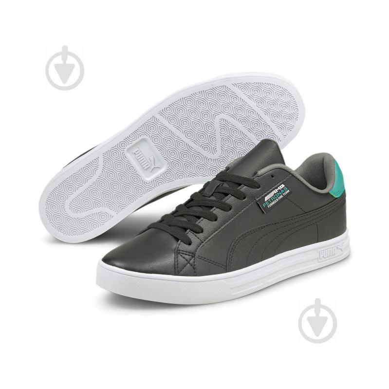 Кросівки чоловічі Puma MAPF1 Smash Vulc V3 LO 30684702 р.41 чорні - фото 2