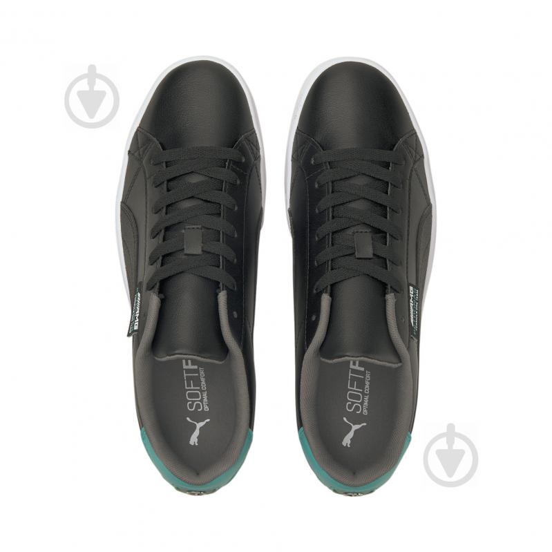 Кросівки чоловічі Puma MAPF1 Smash Vulc V3 LO 30684702 р.41 чорні - фото 6