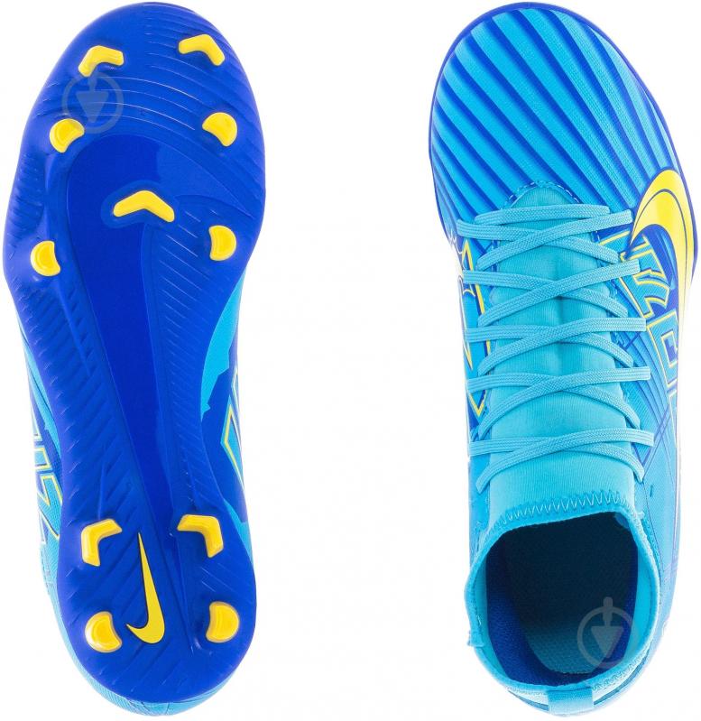 Бутсы Nike JR. MERCURIAL SUPERFLY 9 CLUB KM FG/MG DO9789-400 р.32 разноцветный - фото 5