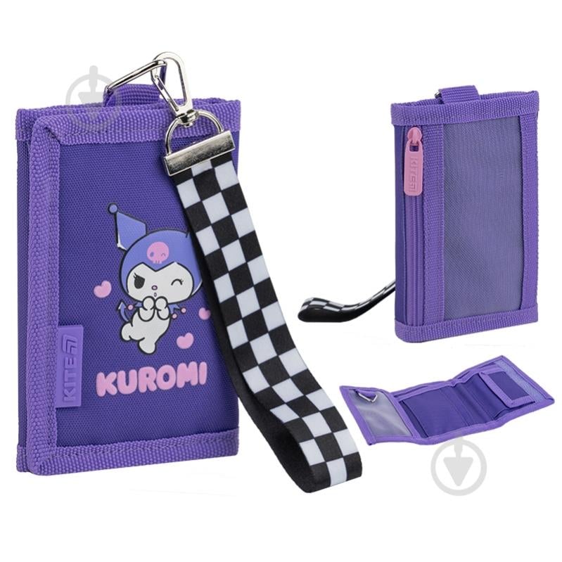 Кошелек Kuromi HK25-598-2 KITE фиолетовый - фото 1