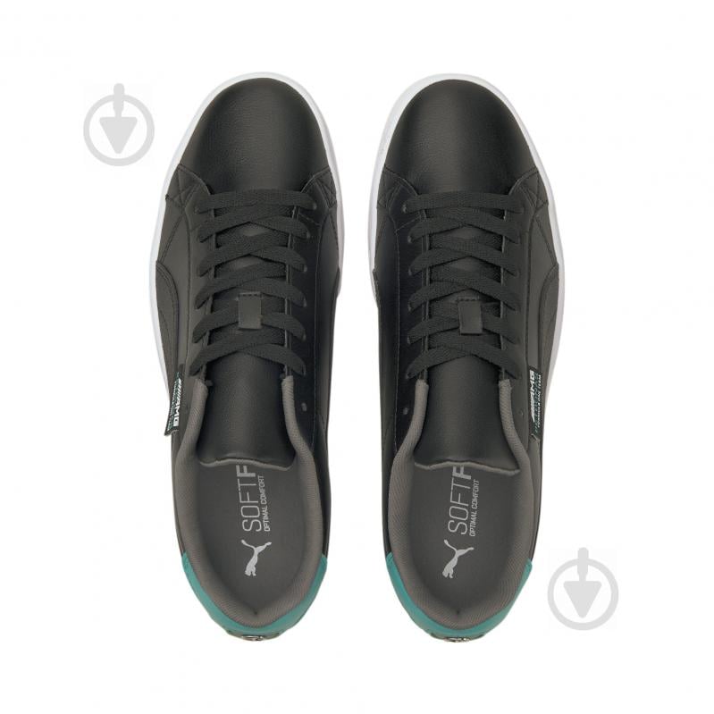 Кросівки чоловічі Puma MAPF1 Smash Vulc V3 LO 30684702 р.44 чорні - фото 6