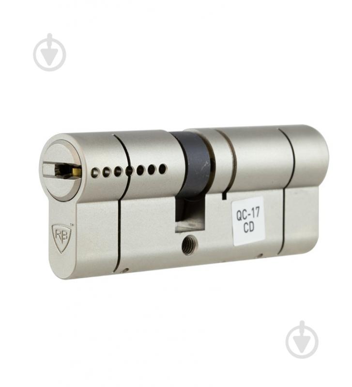 Цилиндр RB-LOCKS KEYLOCX 40x60 ключ-ключ 100 мм никель сатин - фото 1