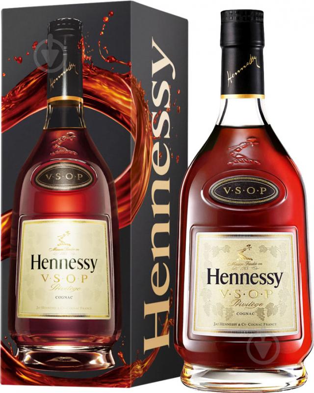 Коньяк Hennessy VSOP в коробці 0,5 л - фото 1