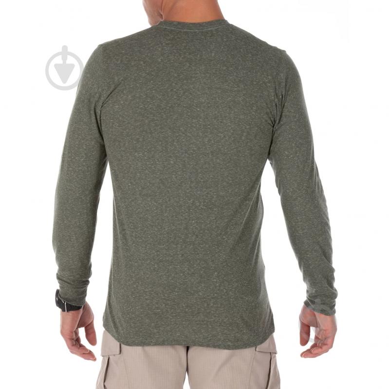 Реглан 5.11 Tactical Triblend Legacy Long Sleeve Tee Military Green Heather 42112 р.L зелений - фото 5