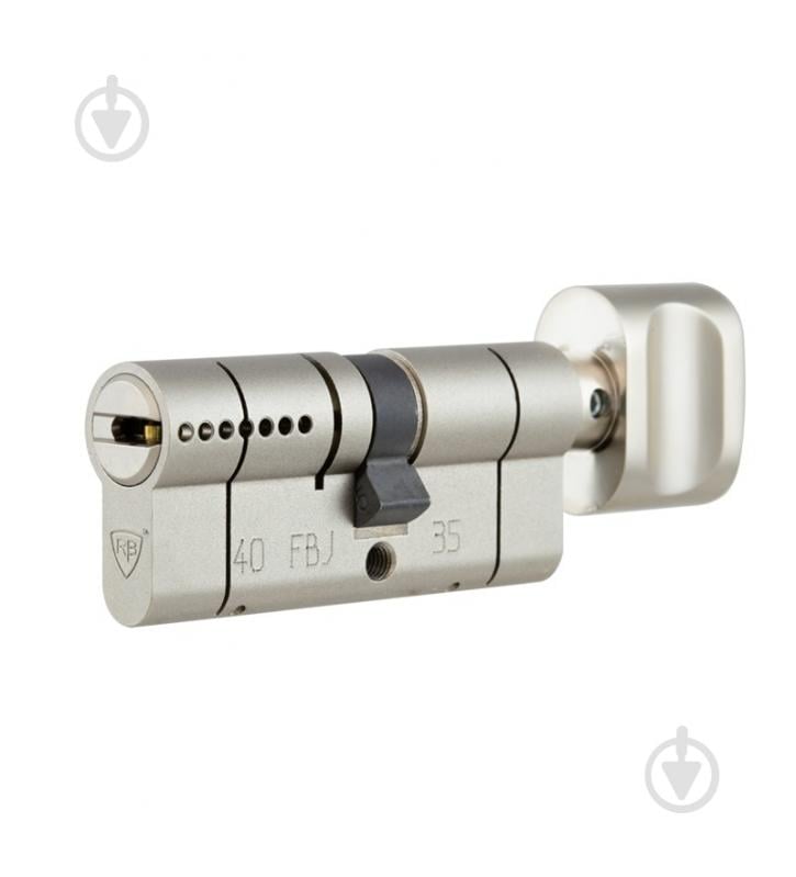 Циліндр RB-LOCKS KEYLOCX 40x60 ключ-вороток 100 мм нікель сатин - фото 2