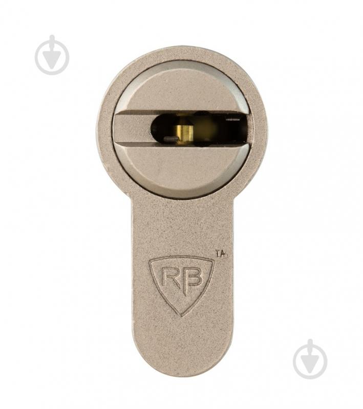 Циліндр RB-LOCKS KEYLOCX 40x60 ключ-вороток 100 мм нікель сатин - фото 4