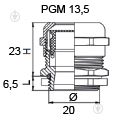 Сальник Аско-Укрем PGM 13.5 A0150050033 - фото 4 Сальник Аско-Укрем PGM 13.5 A0150050033 - фото 4