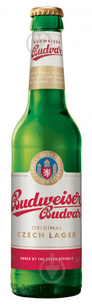 Пиво Budweiser Budvar світле фільтроване 5% 0,33 л - фото 1