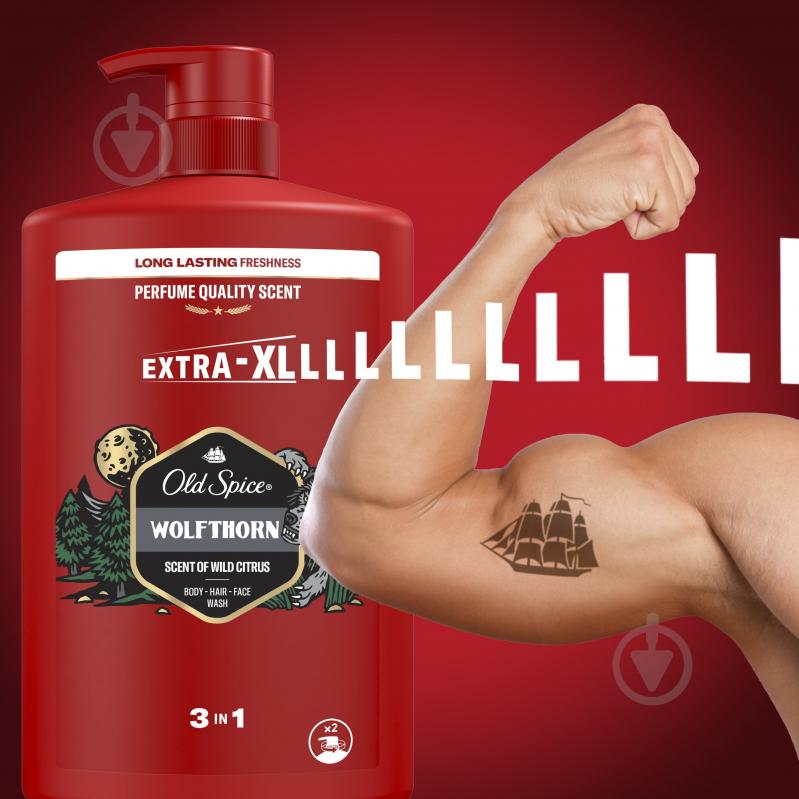 Гель для душа Old Spice 3-в-1 Wolfthorn 1000 мл - фото 9
