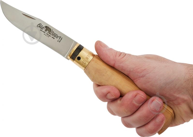 Нож складной Old Bear Classic XL, 420 steel, Olive wood 1331.00.09 - фото 5 Нож складной Old Bear Classic XL, 420 steel, Olive wood 1331.00.09 - фото 5