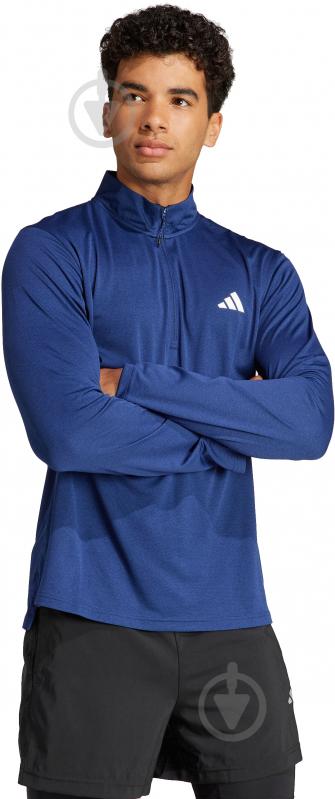 Джемпер Adidas TR-ES 1I4ZIP IT5447 р.XL синий - фото 1 Джемпер Adidas TR-ES 1I4ZIP IT5447 р.XL синий - фото 1