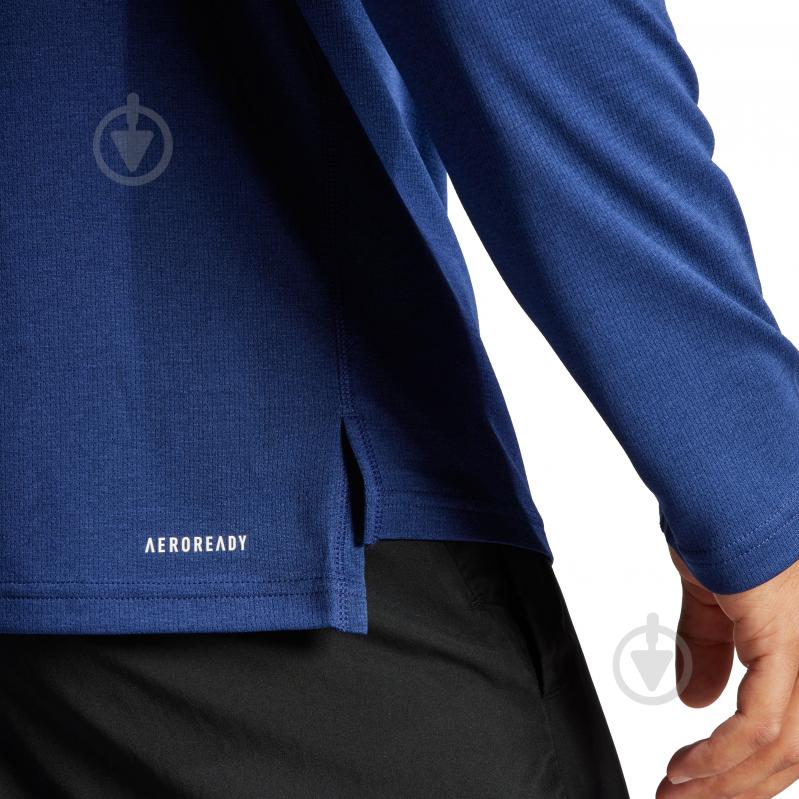 Джемпер Adidas TR-ES 1I4ZIP IT5447 р.XL синий - фото 4 Джемпер Adidas TR-ES 1I4ZIP IT5447 р.XL синий - фото 4