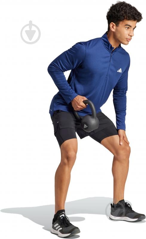 Джемпер Adidas TR-ES 1I4ZIP IT5447 р.XL синий - фото 5 Джемпер Adidas TR-ES 1I4ZIP IT5447 р.XL синий - фото 5