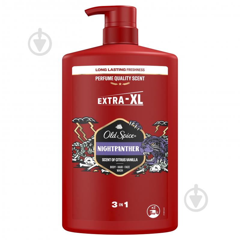 Гель для душа Old Spice 3-в-1 Night Panther 1000 мл - фото 1