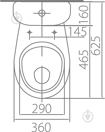 Унитаз-компакт Kolo Antysplash із сидінням - фото 3