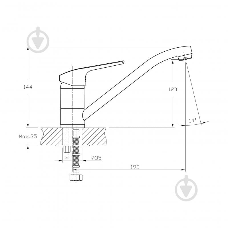 Смеситель для кухни Koller Pool TW0950 - фото 6 Смеситель для кухни Koller Pool TW0950 - фото 6