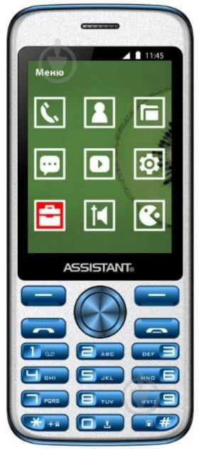 Мобильный телефон Assistant AS-204 blue - фото 1