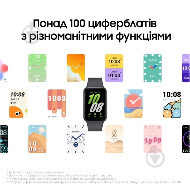 Фітнес-браслет Samsung Galaxy Fit3 grey (SM-R390NZAASEK) - фото 13