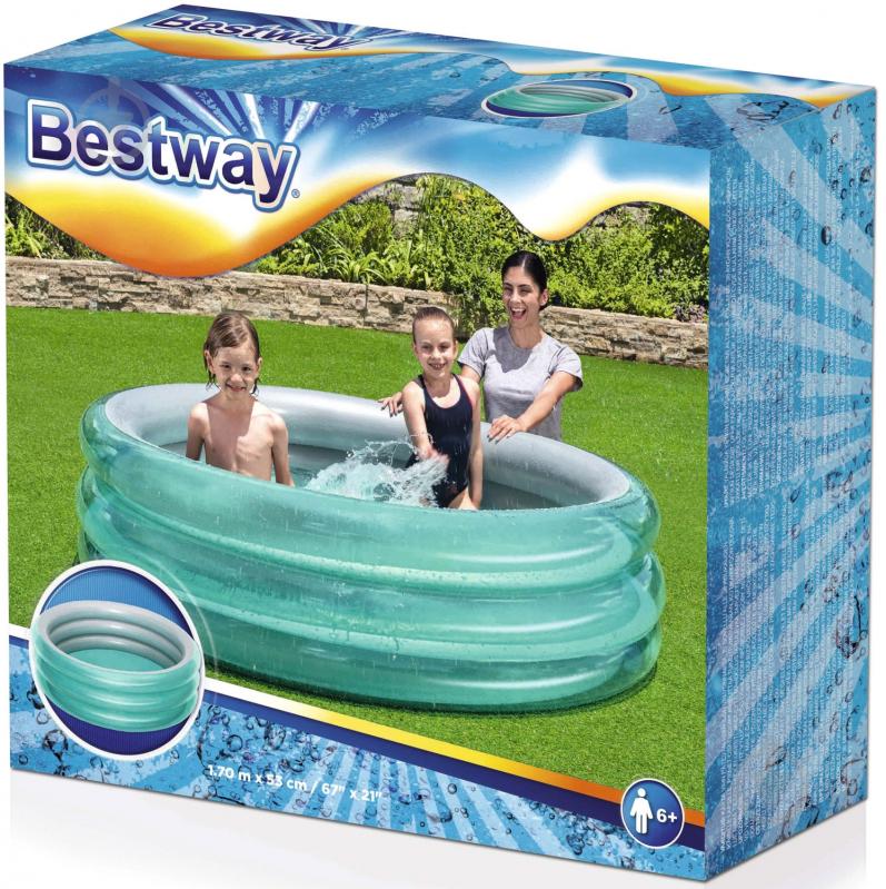 Надувной бассейн BestWay 51042 Синий - фото 8