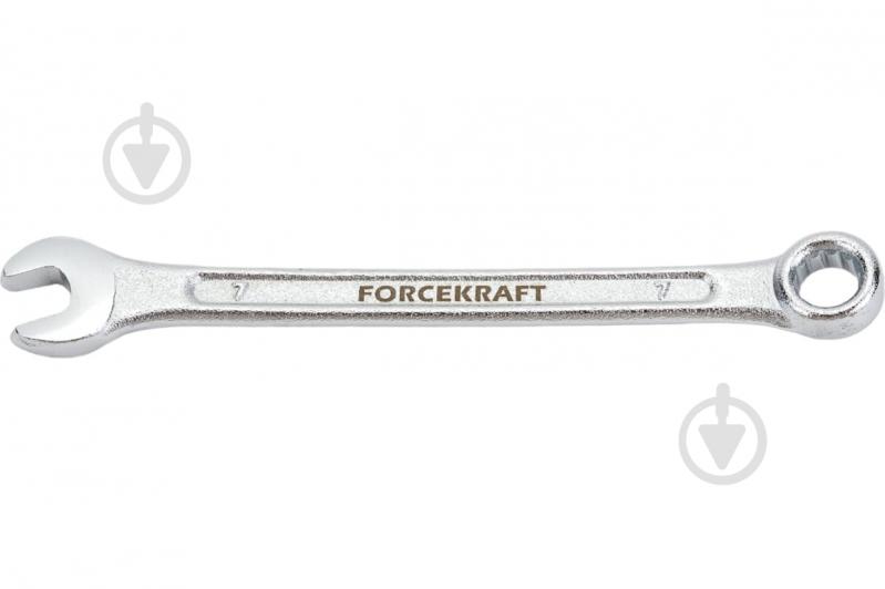 Ключ комбинированный Forcekraft 7 мм FK-75507 - фото 1